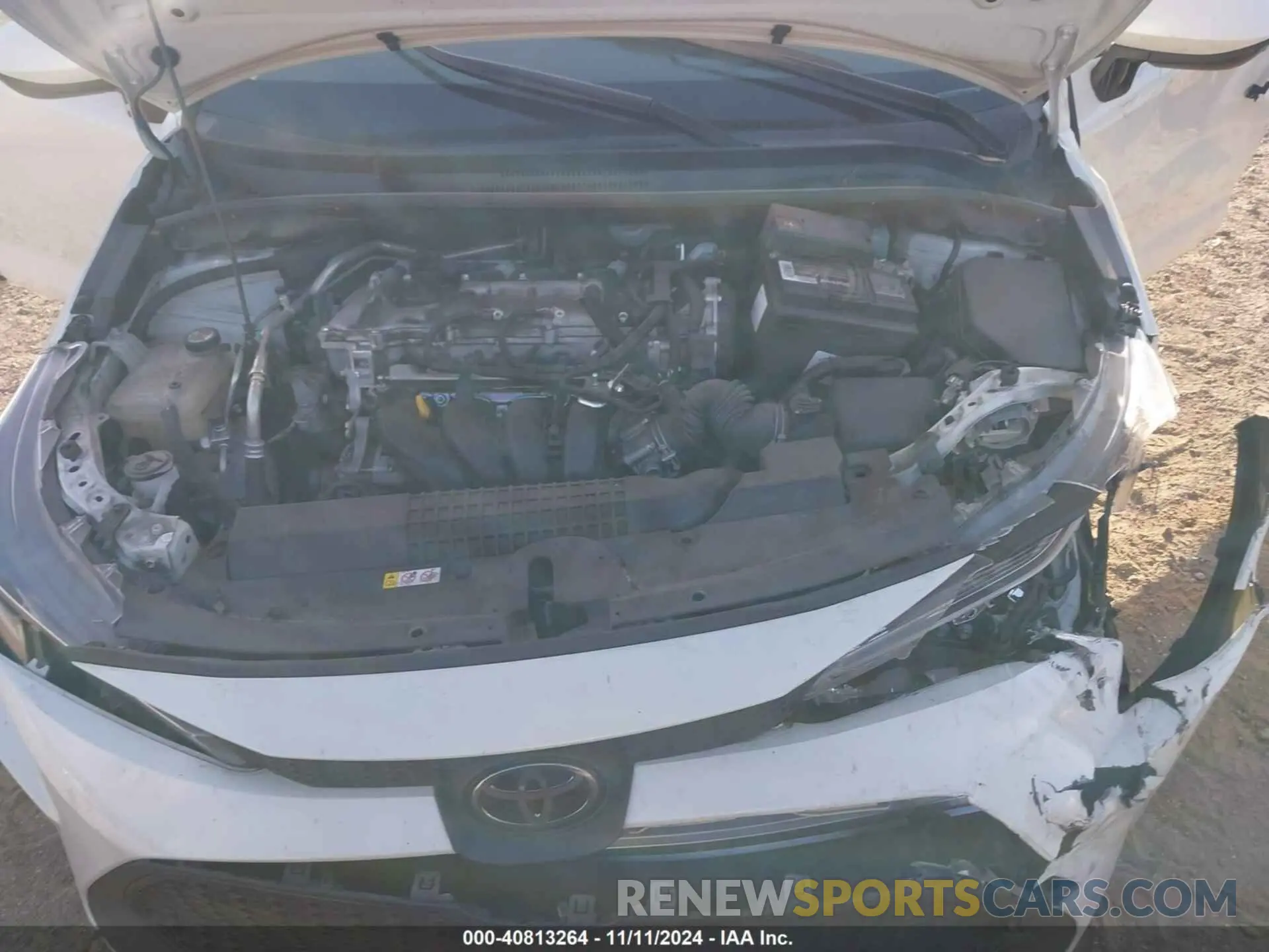 10 Photograph of a damaged car JTDEPMAE3MJ118076 TOYOTA COROLLA 2021