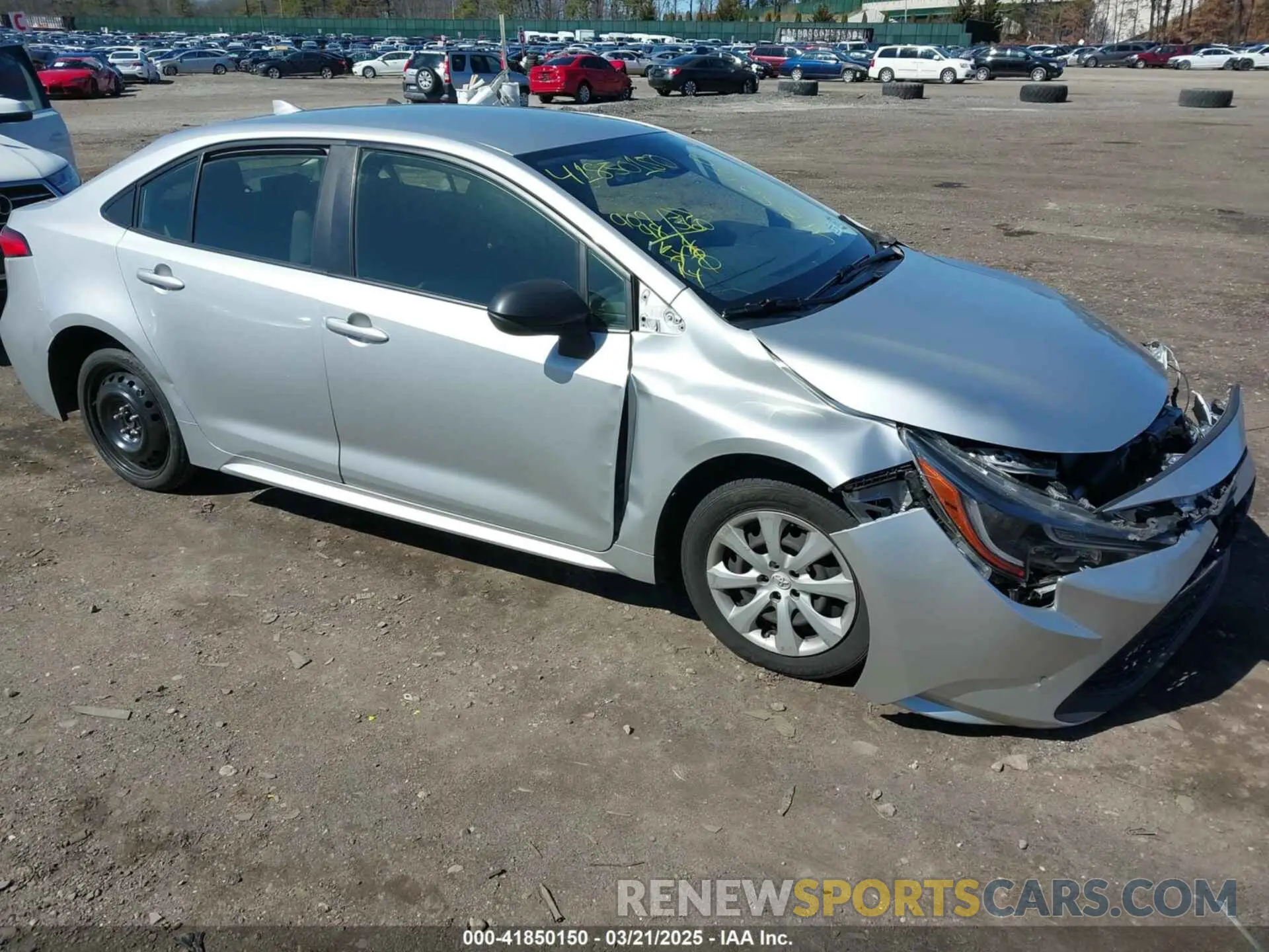 1 Photograph of a damaged car JTDEPMAE3MJ120538 TOYOTA COROLLA 2021