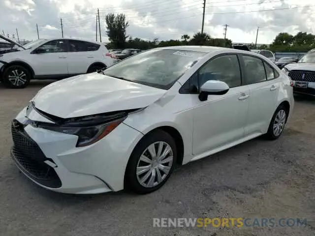 1 Photograph of a damaged car JTDEPMAE3MJ124444 TOYOTA COROLLA 2021