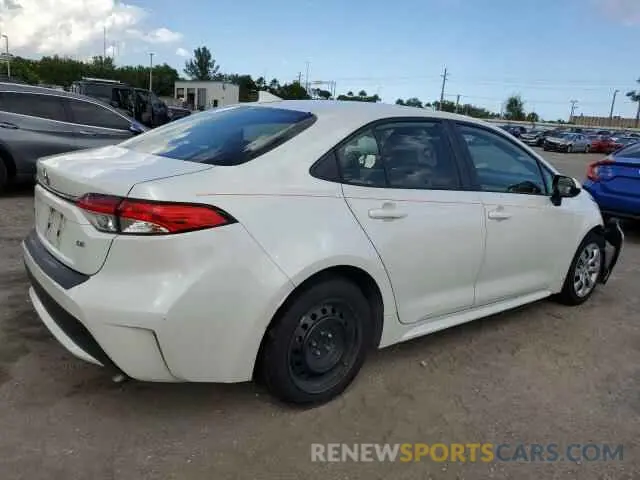 3 Photograph of a damaged car JTDEPMAE3MJ124444 TOYOTA COROLLA 2021