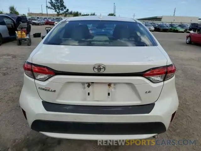 6 Photograph of a damaged car JTDEPMAE3MJ124444 TOYOTA COROLLA 2021