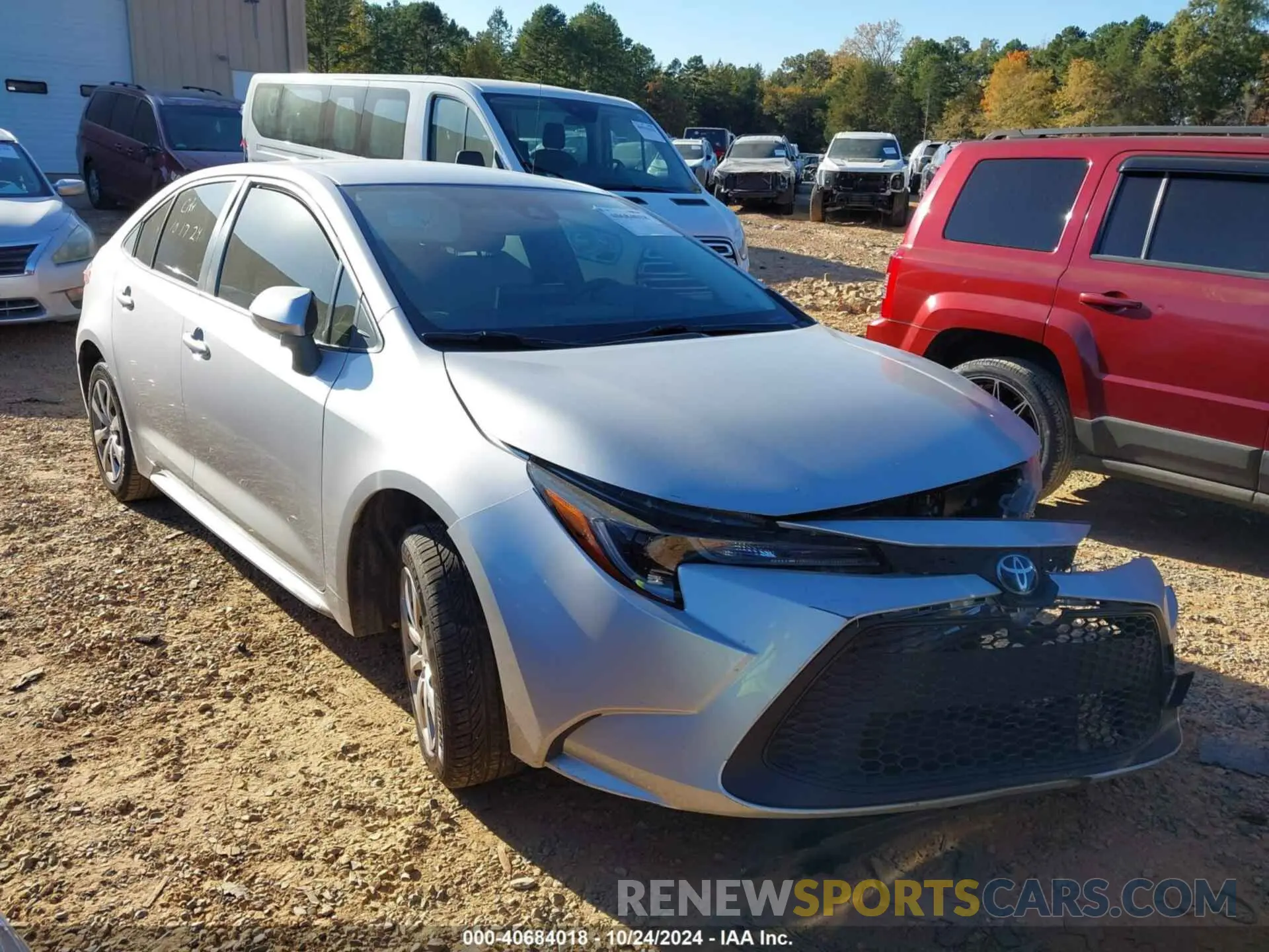 1 Photograph of a damaged car JTDEPMAE3MJ124539 TOYOTA COROLLA 2021