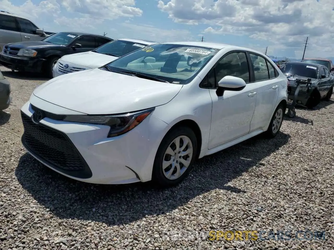 1 Photograph of a damaged car JTDEPMAE3MJ125836 TOYOTA COROLLA 2021