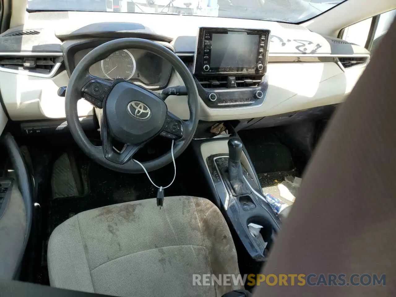 8 Photograph of a damaged car JTDEPMAE3MJ125836 TOYOTA COROLLA 2021