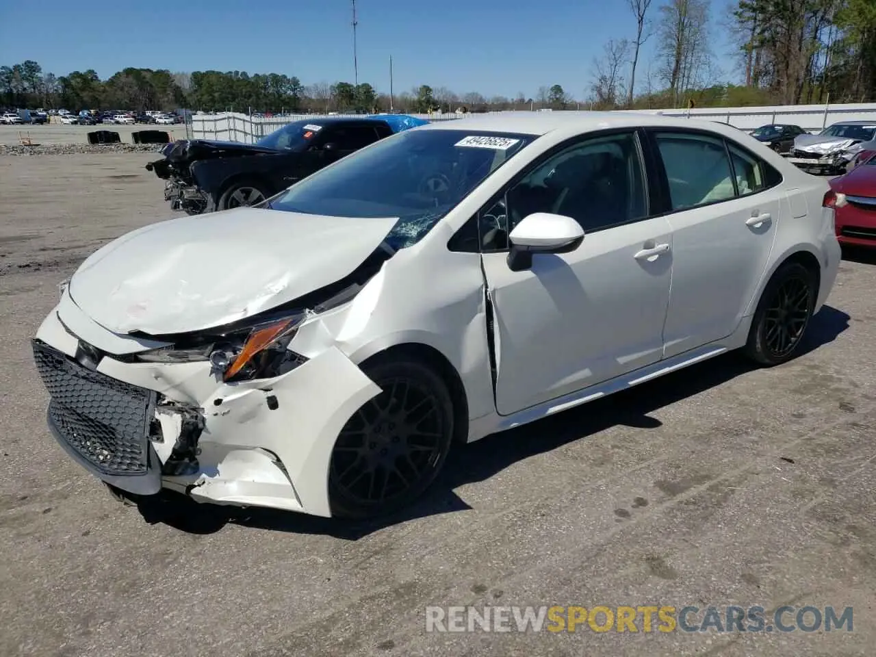1 Photograph of a damaged car JTDEPMAE3MJ127716 TOYOTA COROLLA 2021