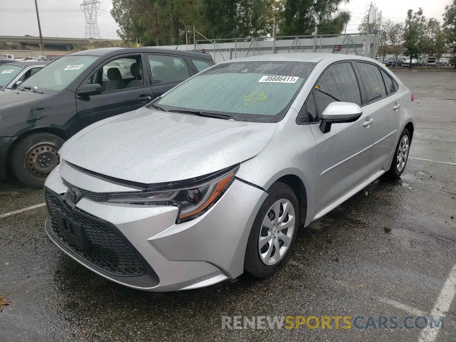 2 Photograph of a damaged car JTDEPMAE3MJ129790 TOYOTA COROLLA 2021