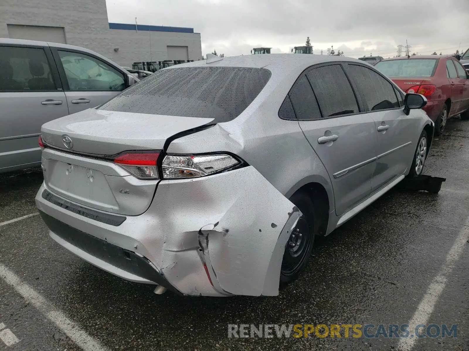 4 Photograph of a damaged car JTDEPMAE3MJ129790 TOYOTA COROLLA 2021