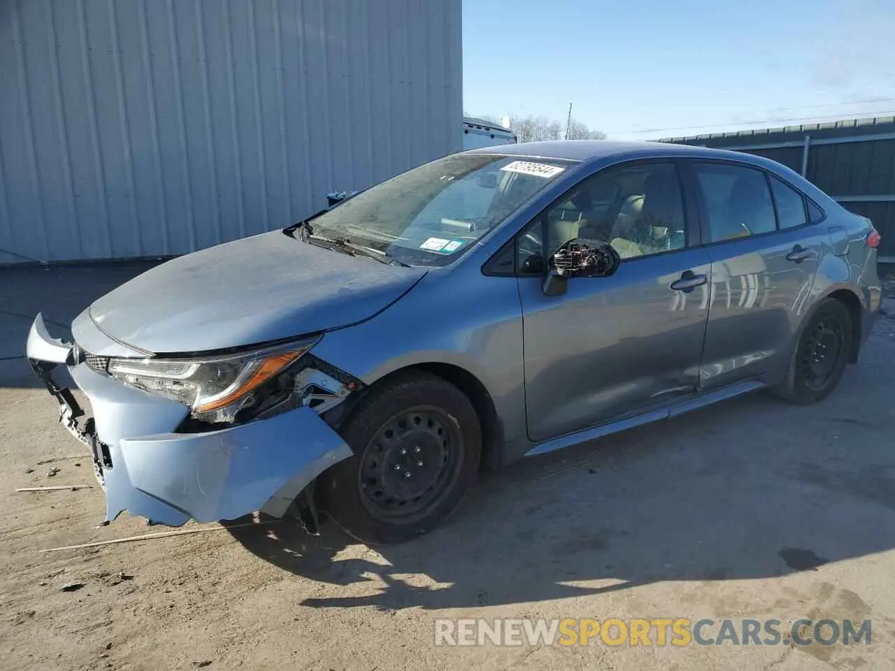 1 Photograph of a damaged car JTDEPMAE3MJ133502 TOYOTA COROLLA 2021