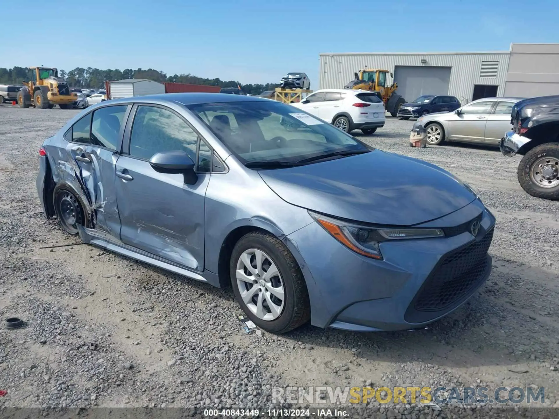 1 Photograph of a damaged car JTDEPMAE3MJ154205 TOYOTA COROLLA 2021