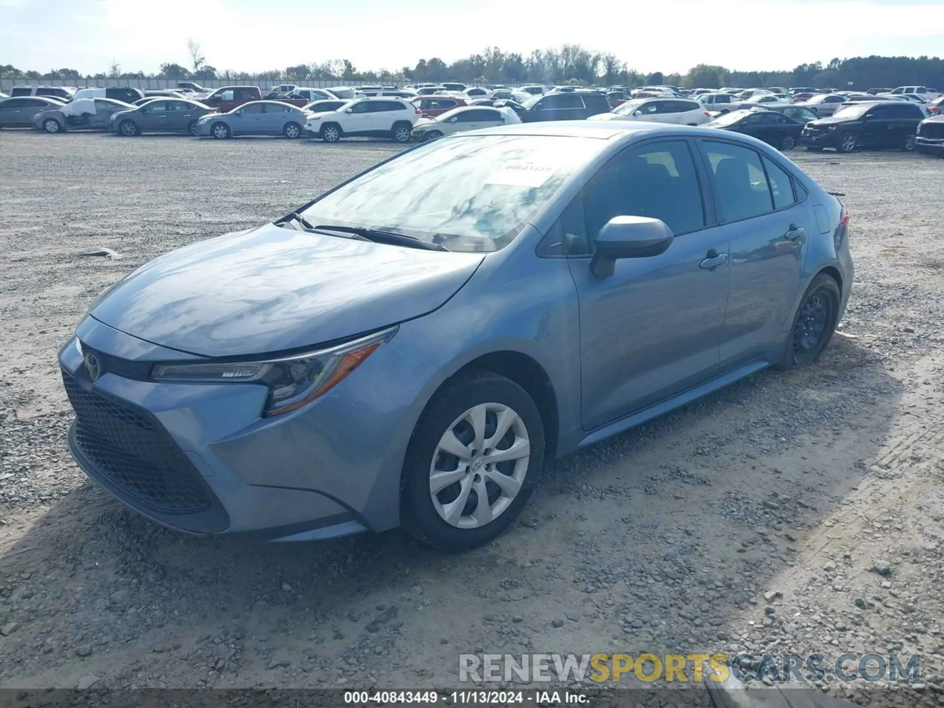 2 Photograph of a damaged car JTDEPMAE3MJ154205 TOYOTA COROLLA 2021