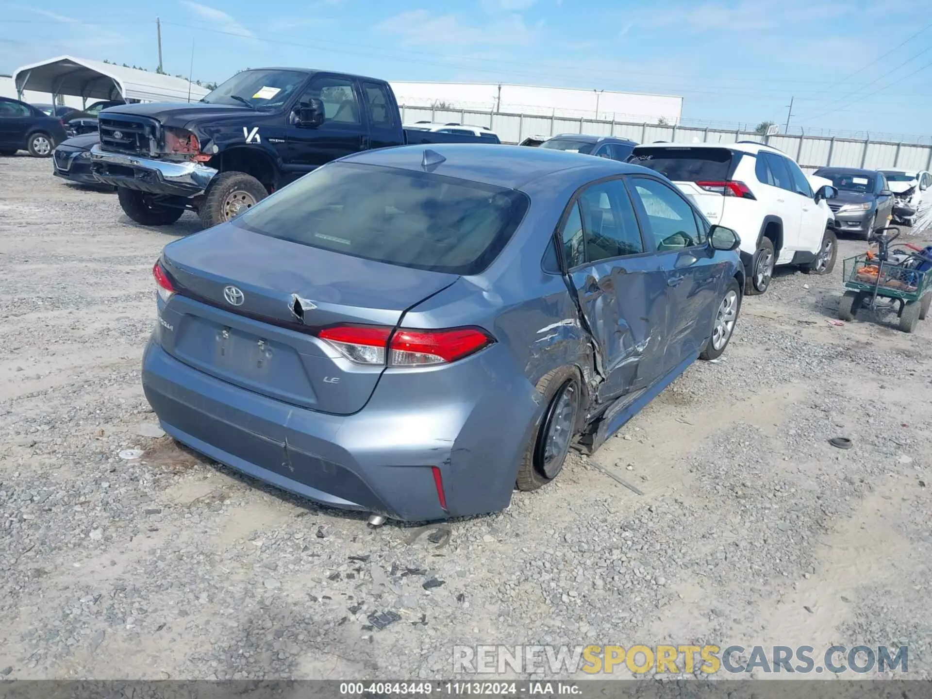 4 Photograph of a damaged car JTDEPMAE3MJ154205 TOYOTA COROLLA 2021