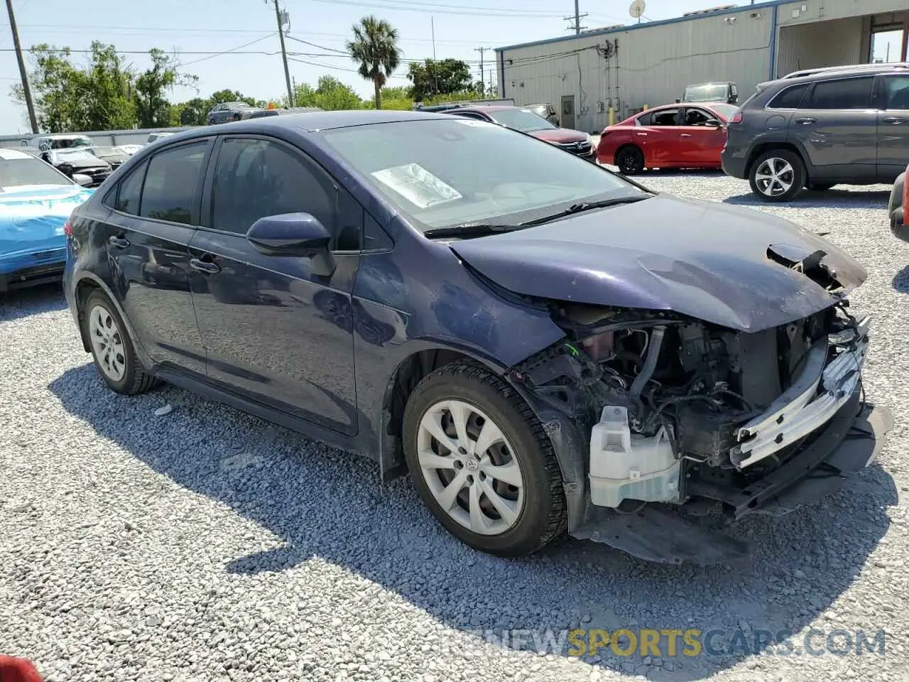 4 Photograph of a damaged car JTDEPMAE3MJ160408 TOYOTA COROLLA 2021