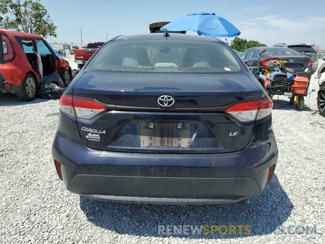 6 Photograph of a damaged car JTDEPMAE3MJ160408 TOYOTA COROLLA 2021