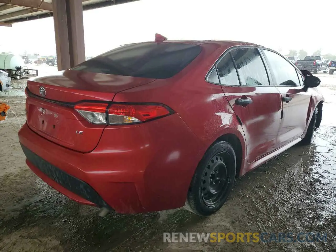 3 Photograph of a damaged car JTDEPMAE3MJ161042 TOYOTA COROLLA 2021