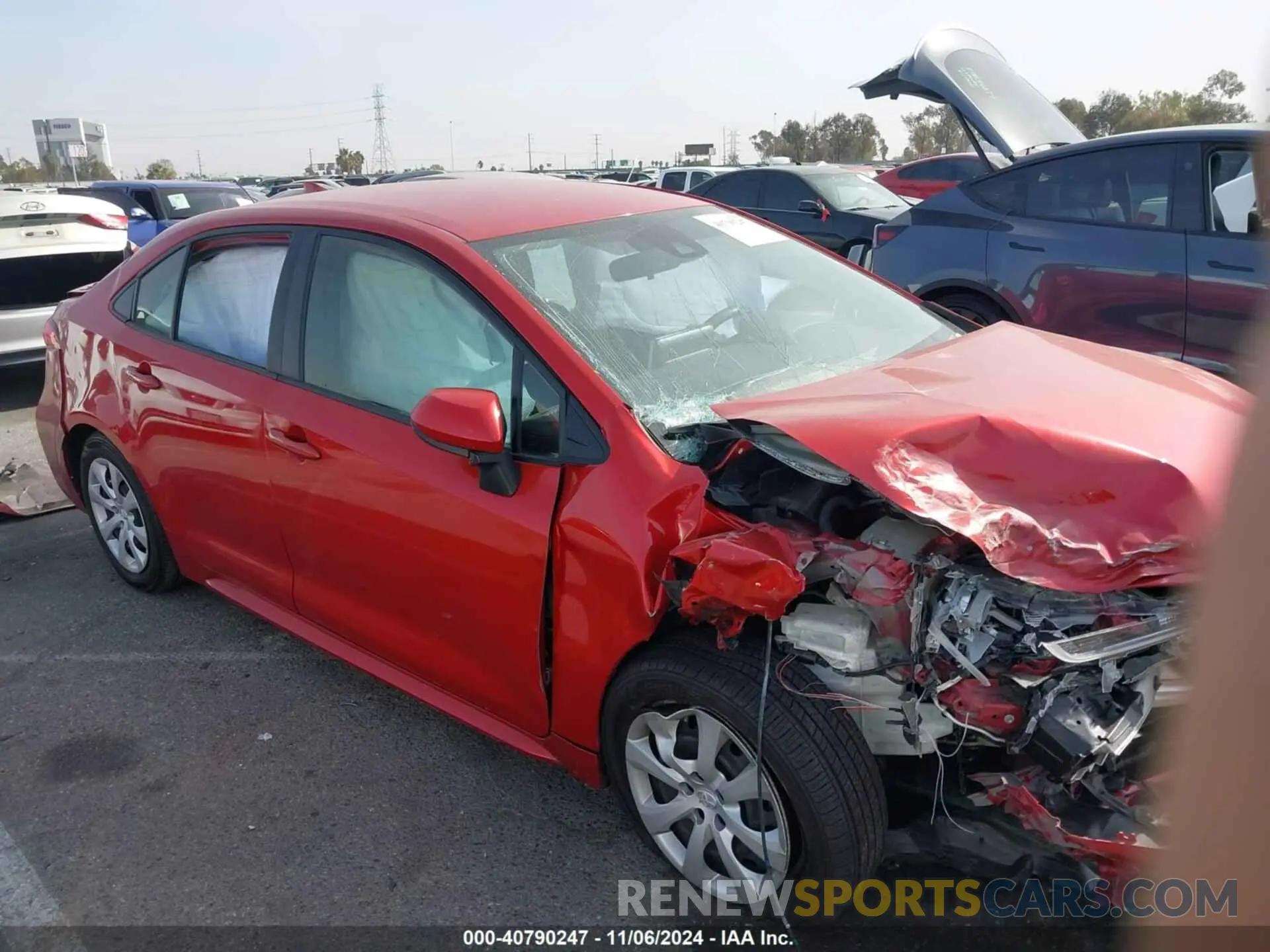 13 Photograph of a damaged car JTDEPMAE3MJ161266 TOYOTA COROLLA 2021