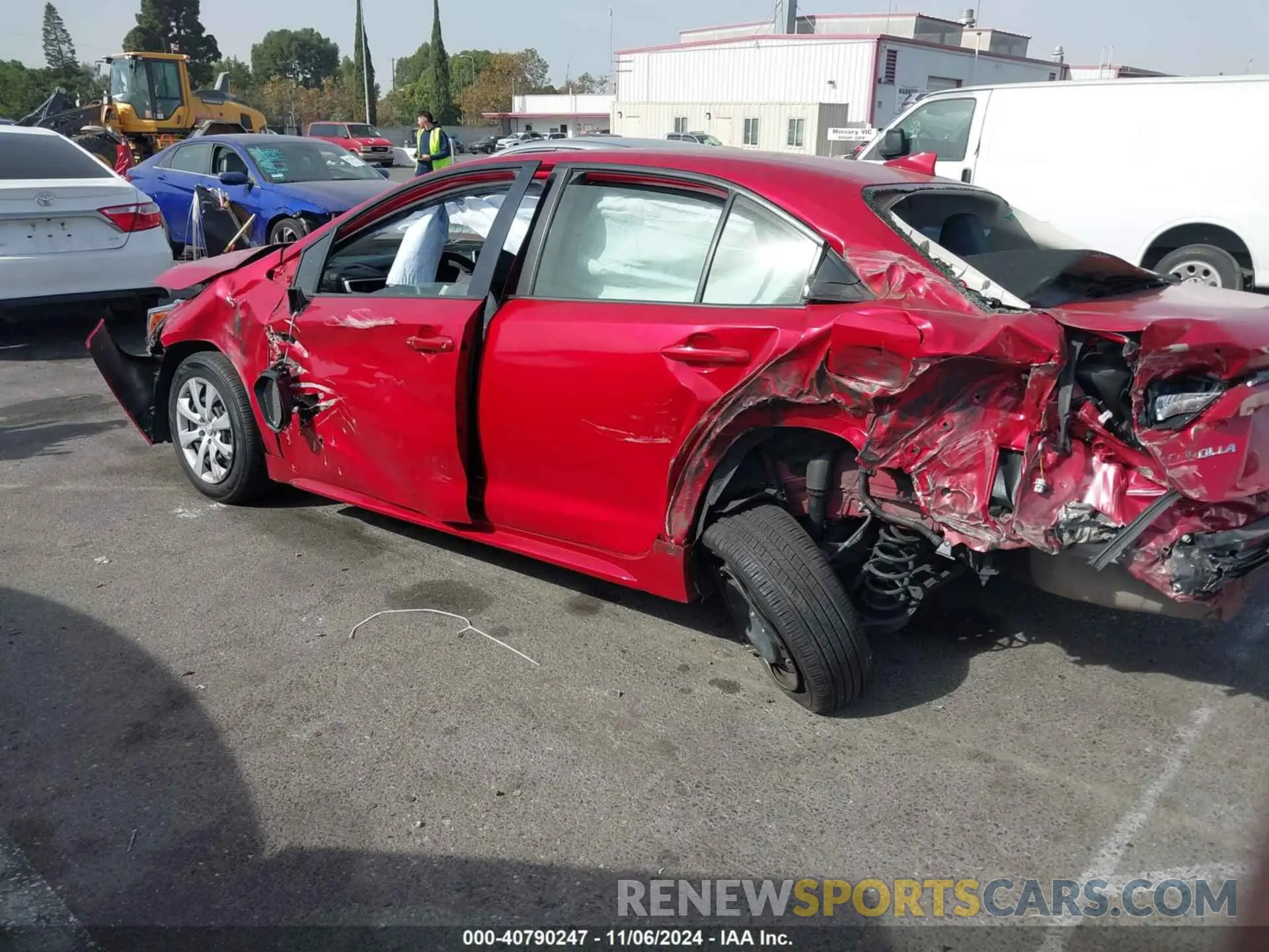 14 Photograph of a damaged car JTDEPMAE3MJ161266 TOYOTA COROLLA 2021