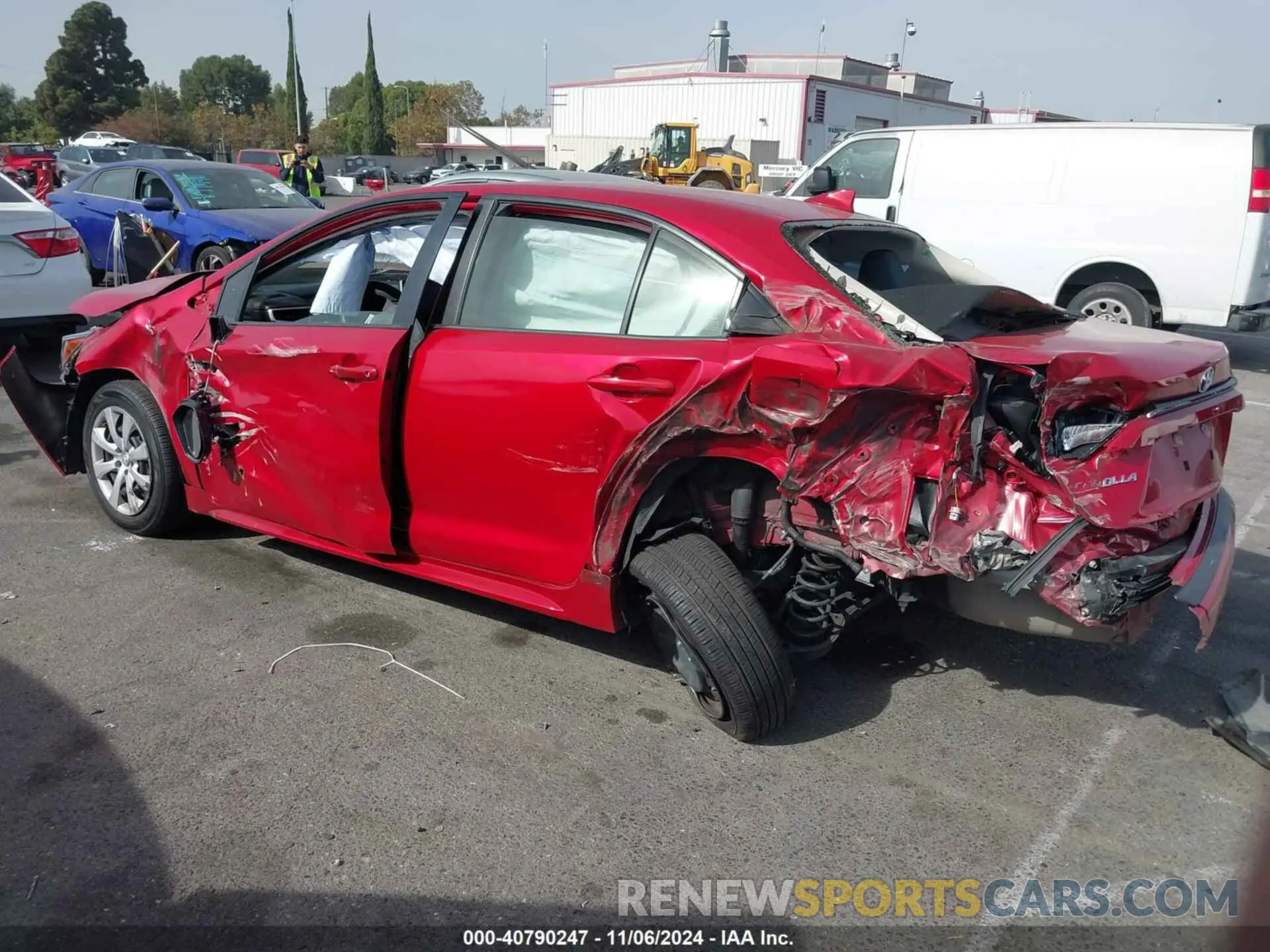 3 Photograph of a damaged car JTDEPMAE3MJ161266 TOYOTA COROLLA 2021