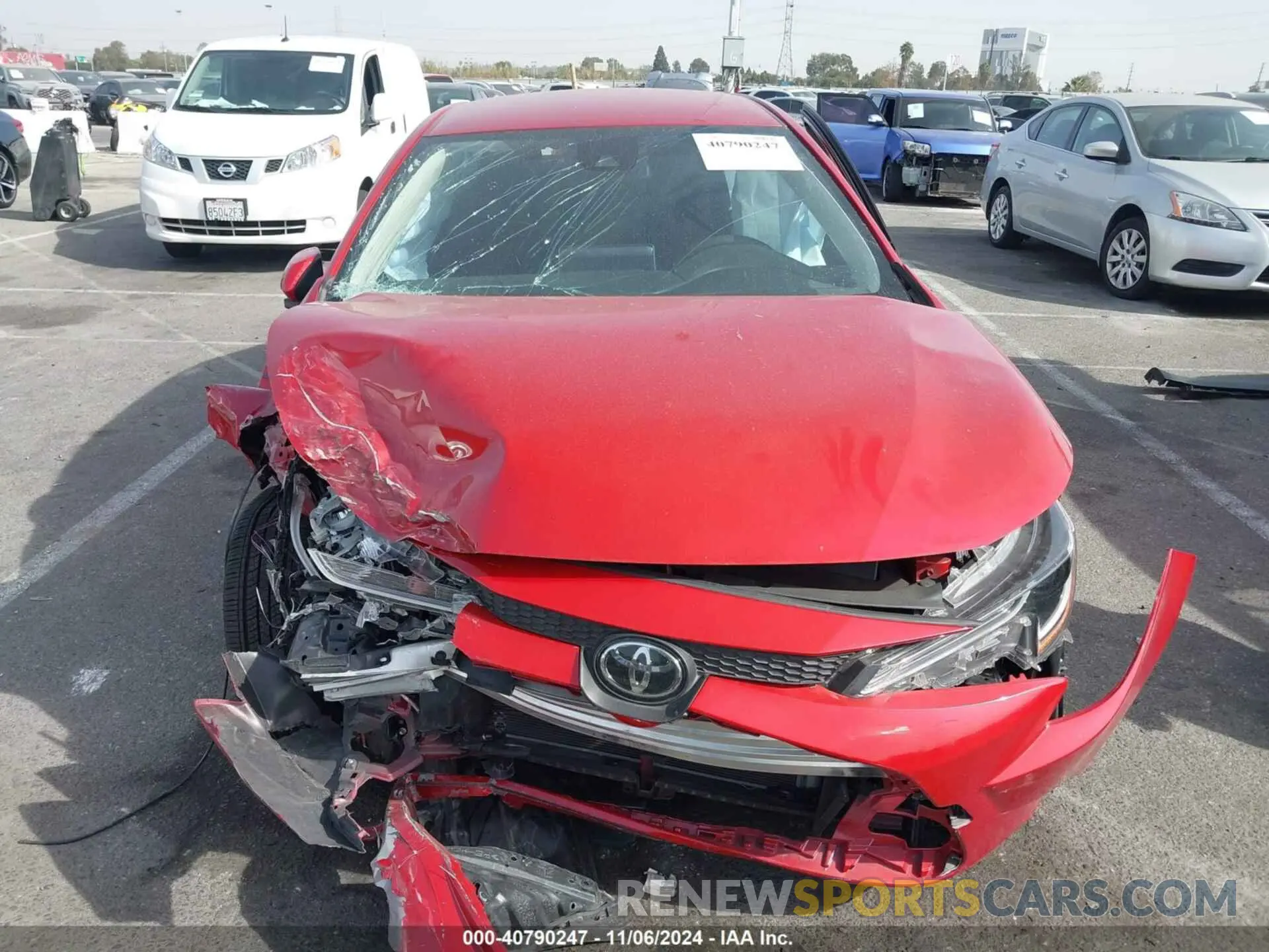 6 Photograph of a damaged car JTDEPMAE3MJ161266 TOYOTA COROLLA 2021