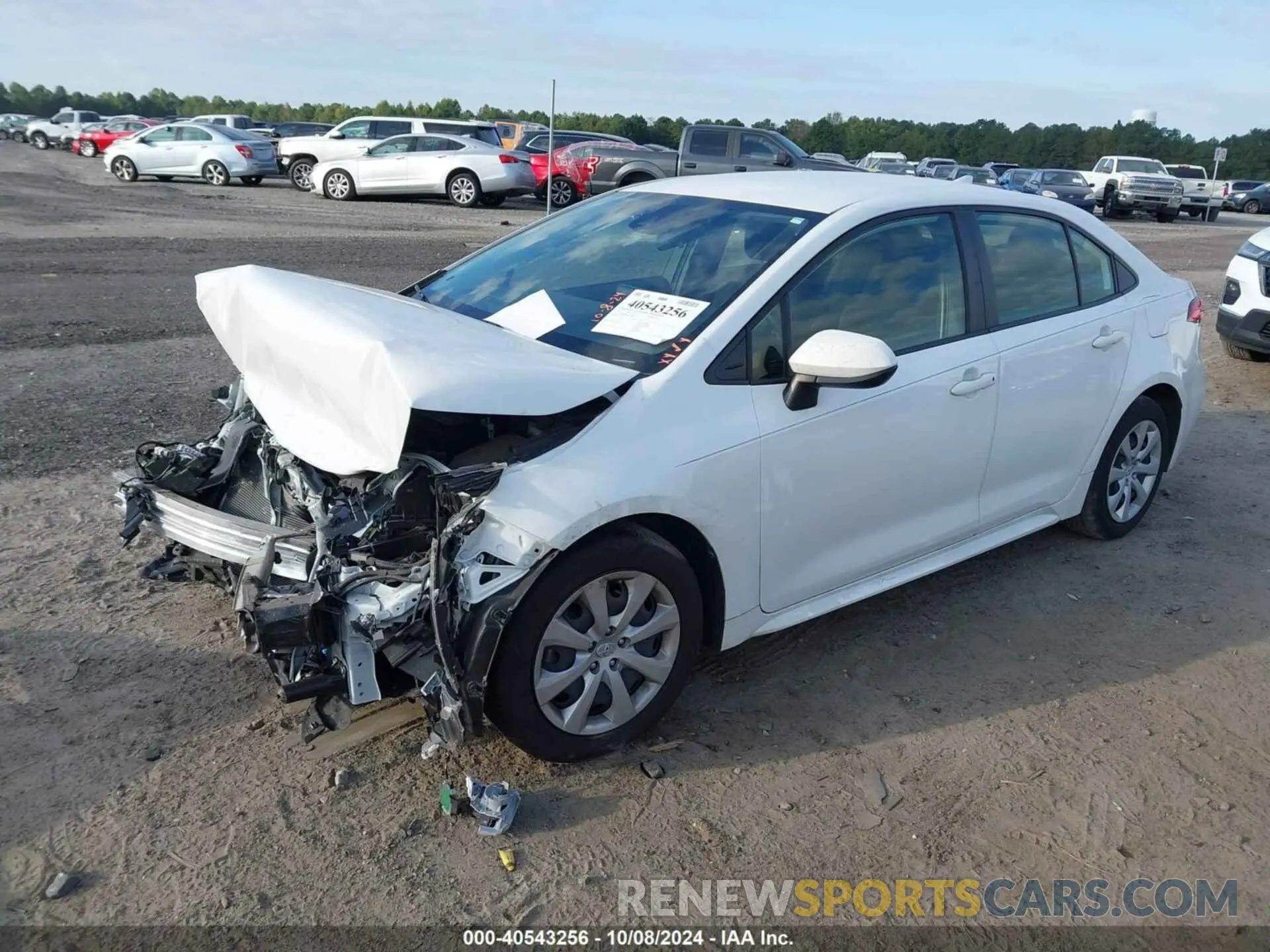 2 Photograph of a damaged car JTDEPMAE3MJ177791 TOYOTA COROLLA 2021