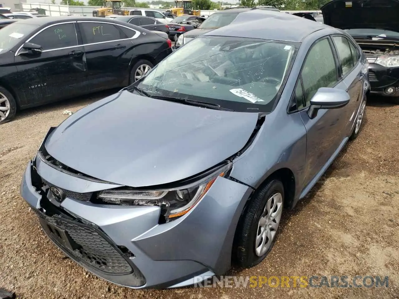 1 Photograph of a damaged car JTDEPMAE4MJ117731 TOYOTA COROLLA 2021