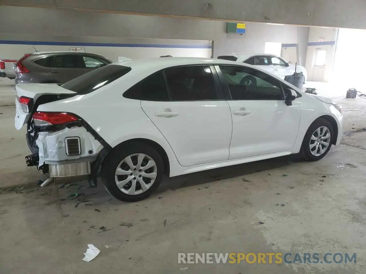 3 Photograph of a damaged car JTDEPMAE4MJ119138 TOYOTA COROLLA 2021