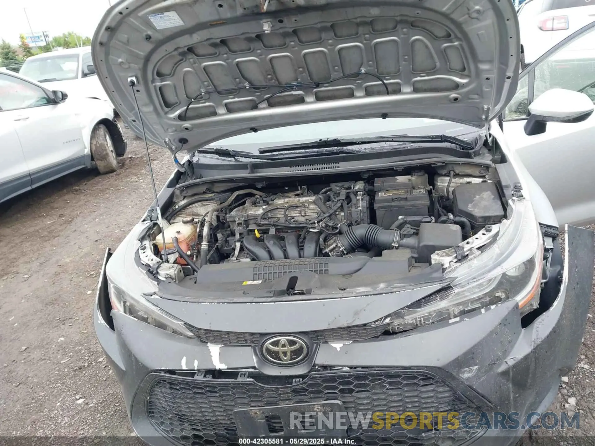 10 Фотография поврежденного автомобиля JTDEPMAE4MJ120158 TOYOTA COROLLA 2021
