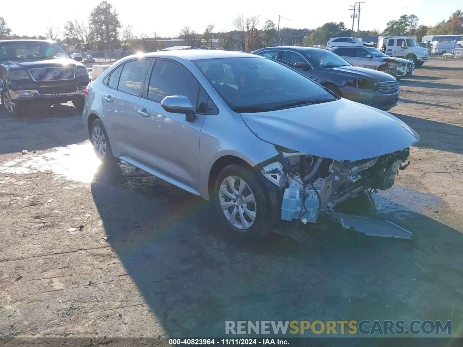 1 Photograph of a damaged car JTDEPMAE4MJ126901 TOYOTA COROLLA 2021