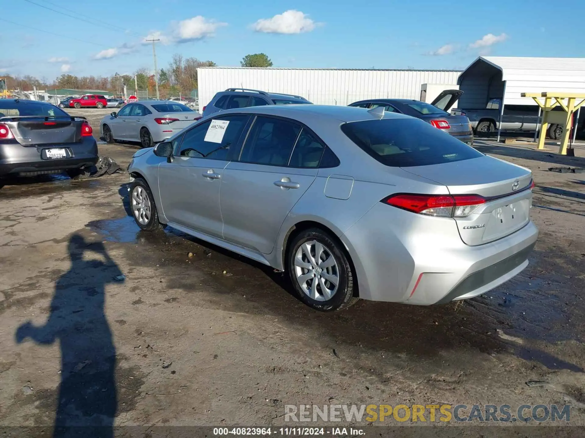 3 Photograph of a damaged car JTDEPMAE4MJ126901 TOYOTA COROLLA 2021