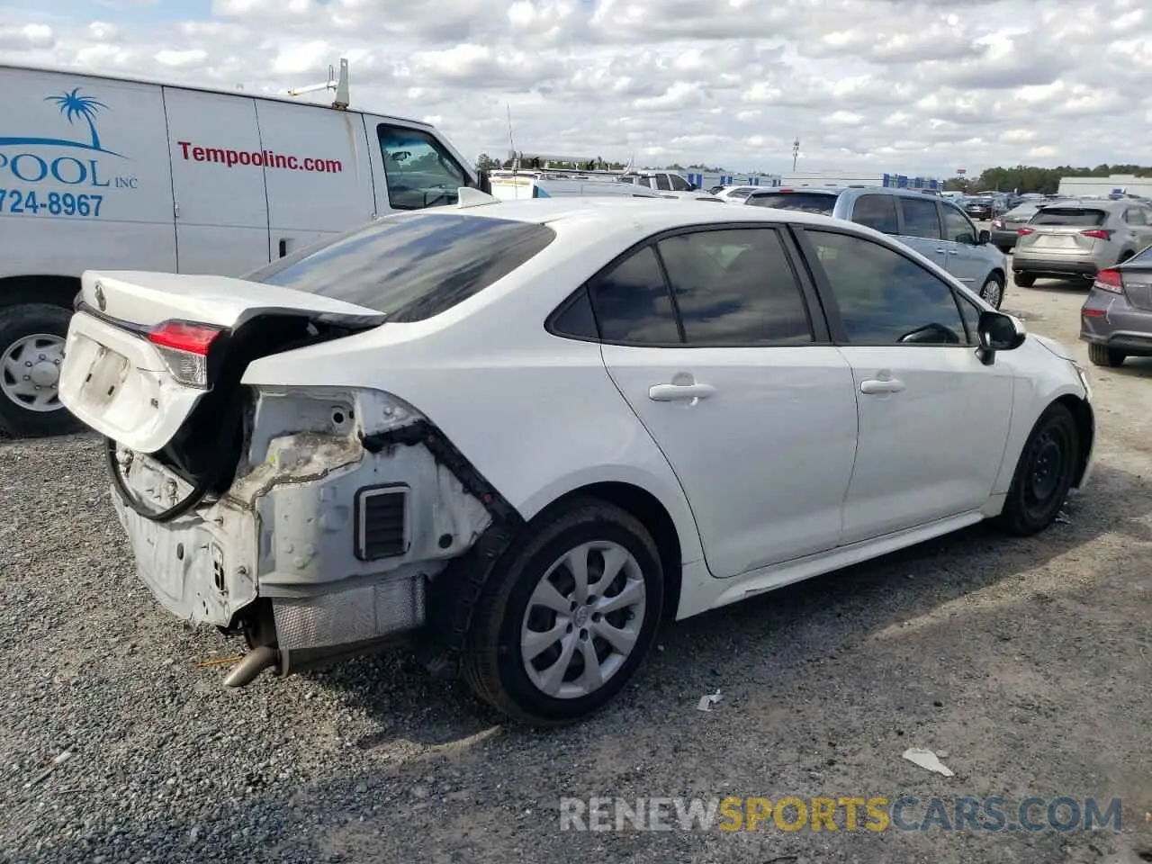 3 Фотография поврежденного автомобиля JTDEPMAE4MJ128048 TOYOTA COROLLA 2021