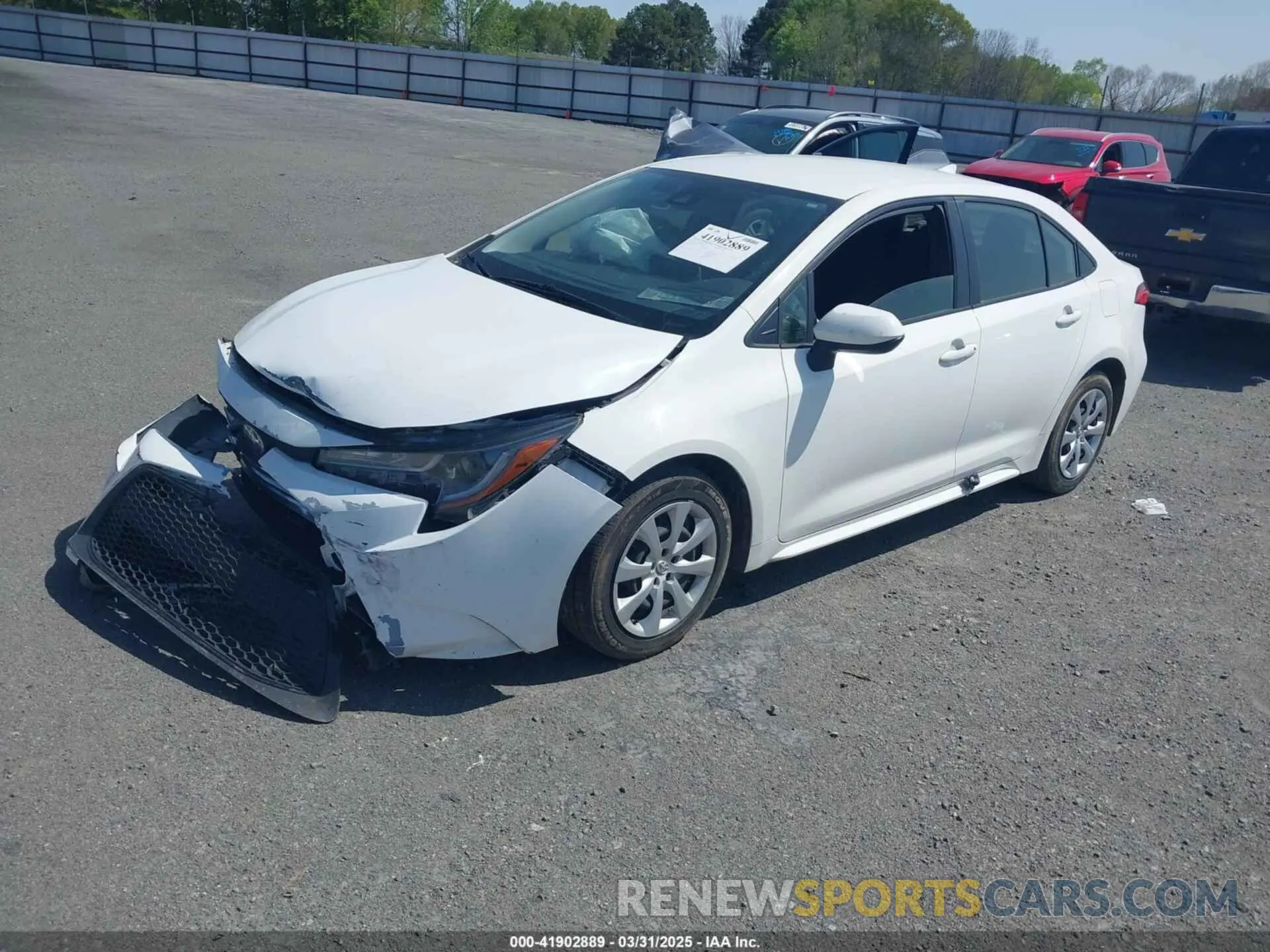 2 Фотография поврежденного автомобиля JTDEPMAE4MJ138255 TOYOTA COROLLA 2021