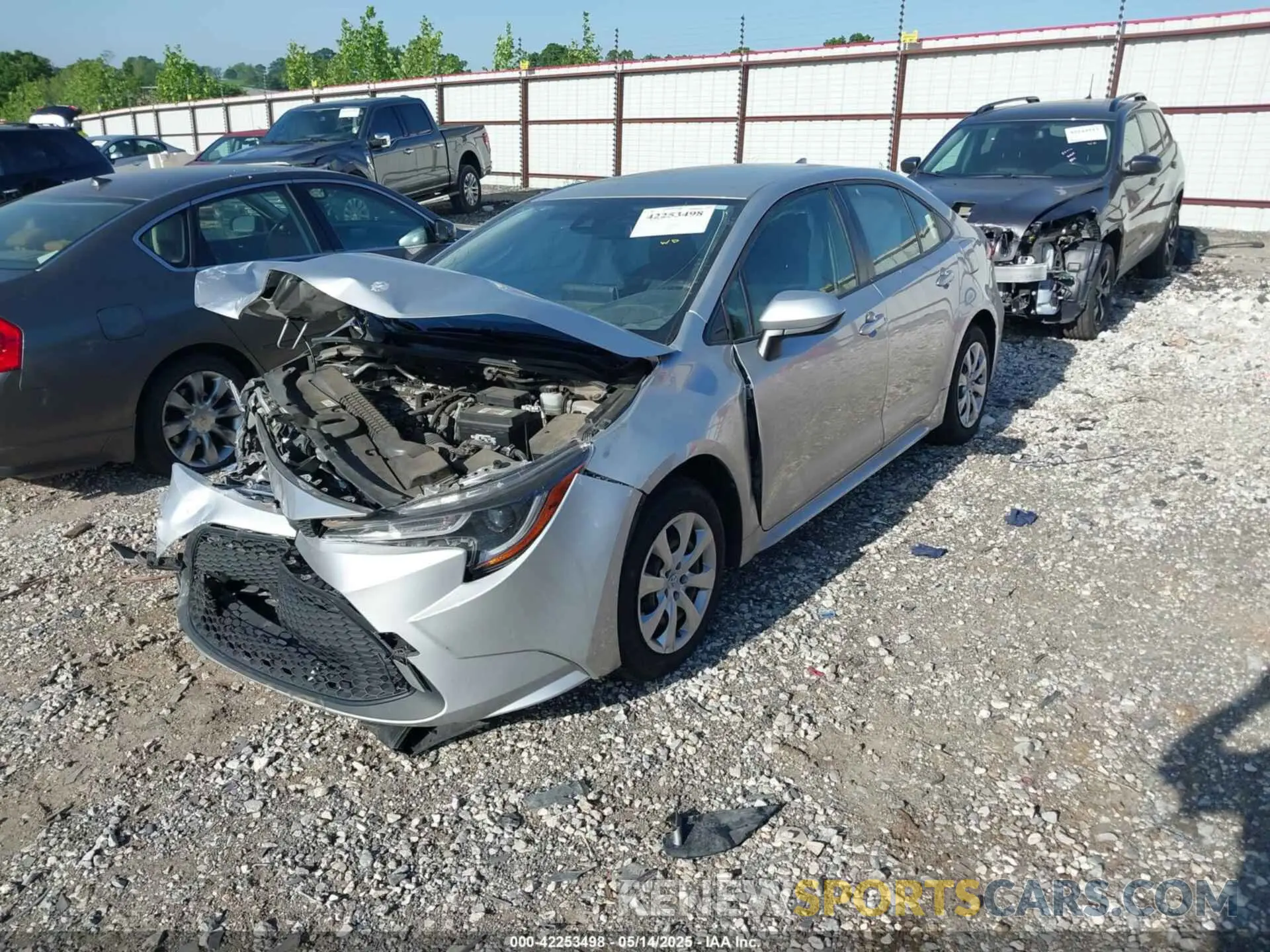 2 Photograph of a damaged car JTDEPMAE4MJ142001 TOYOTA COROLLA 2021