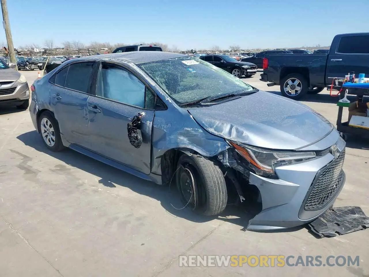 4 Photograph of a damaged car JTDEPMAE4MJ146940 TOYOTA COROLLA 2021