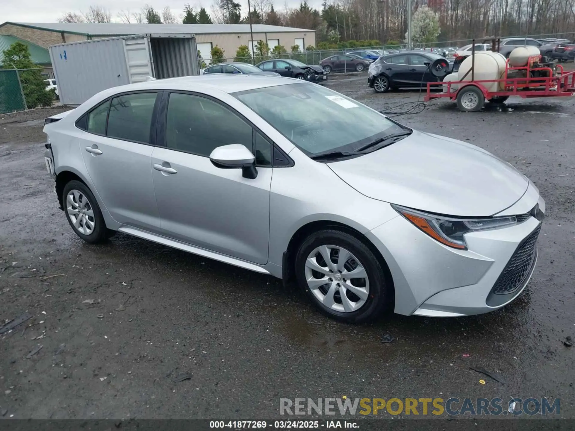 1 Photograph of a damaged car JTDEPMAE4MJ148249 TOYOTA COROLLA 2021