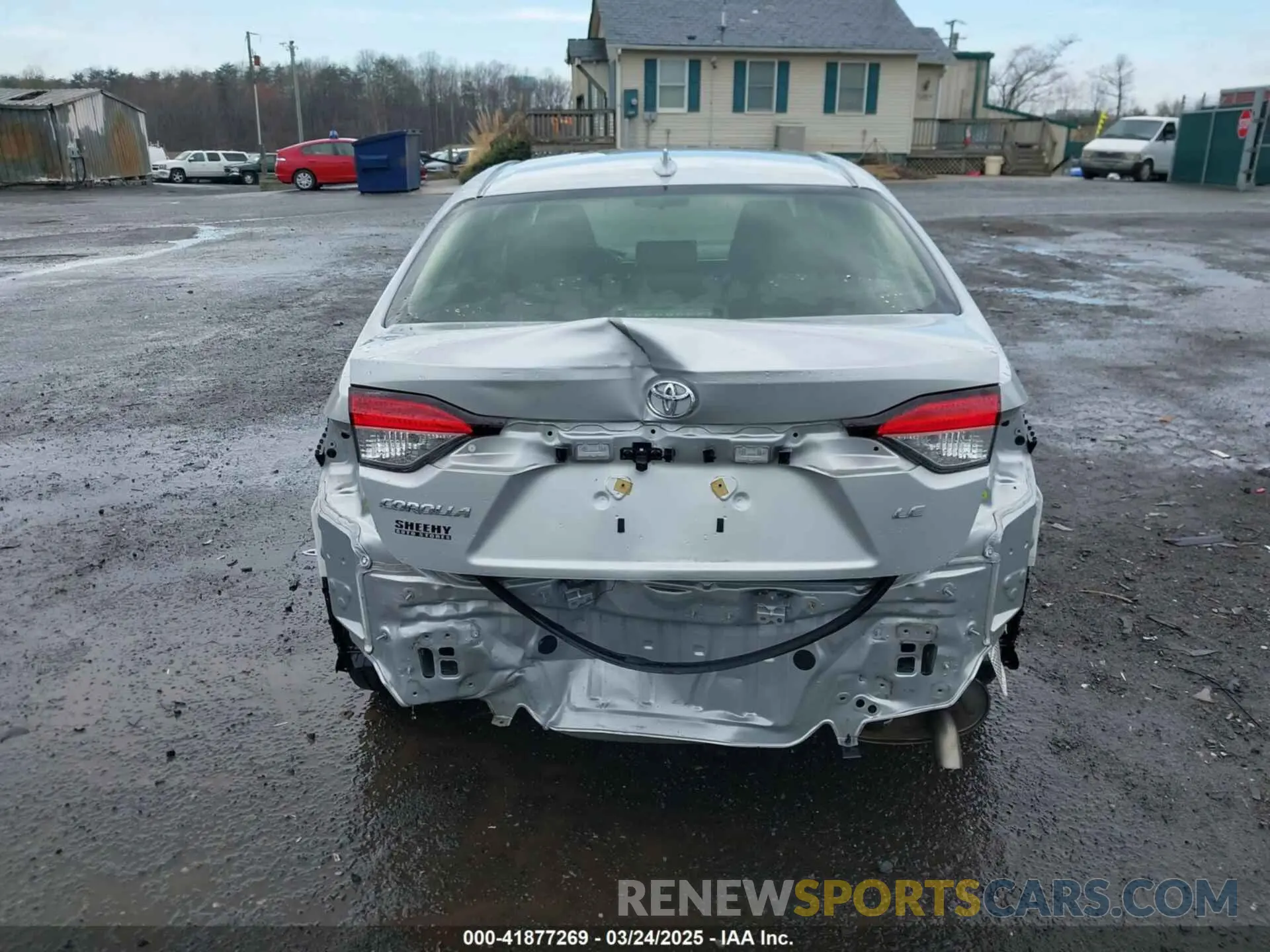 6 Photograph of a damaged car JTDEPMAE4MJ148249 TOYOTA COROLLA 2021