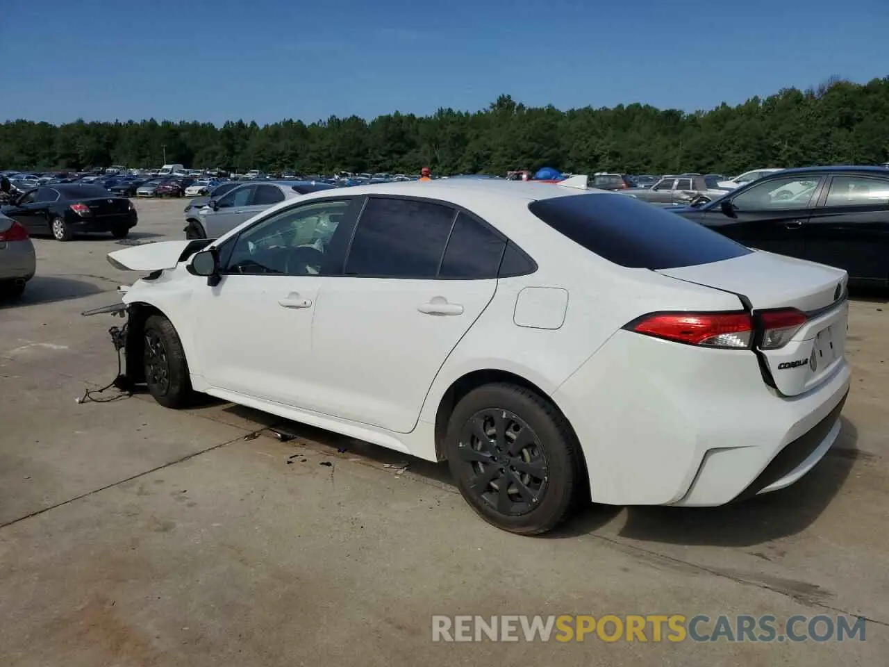 2 Photograph of a damaged car JTDEPMAE4MJ155377 TOYOTA COROLLA 2021