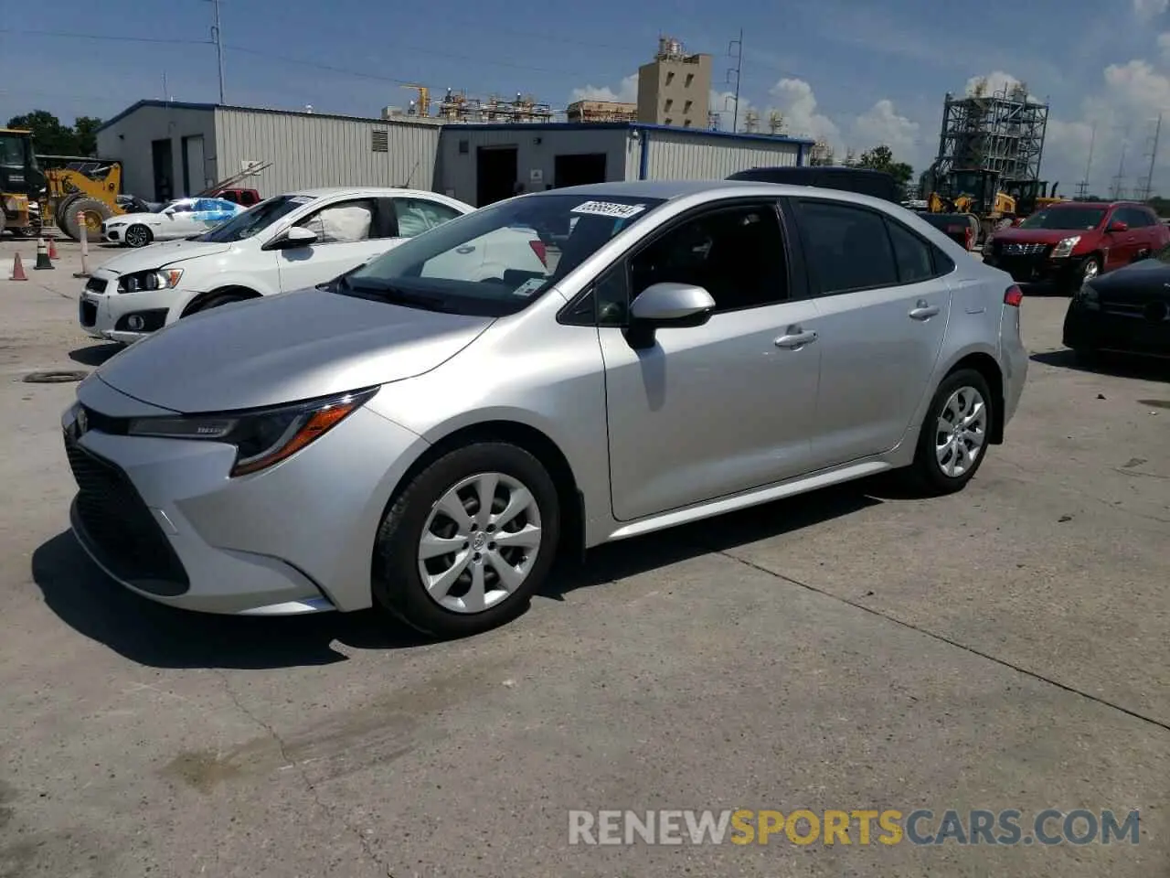 1 Фотография поврежденного автомобиля JTDEPMAE4MJ158022 TOYOTA COROLLA 2021