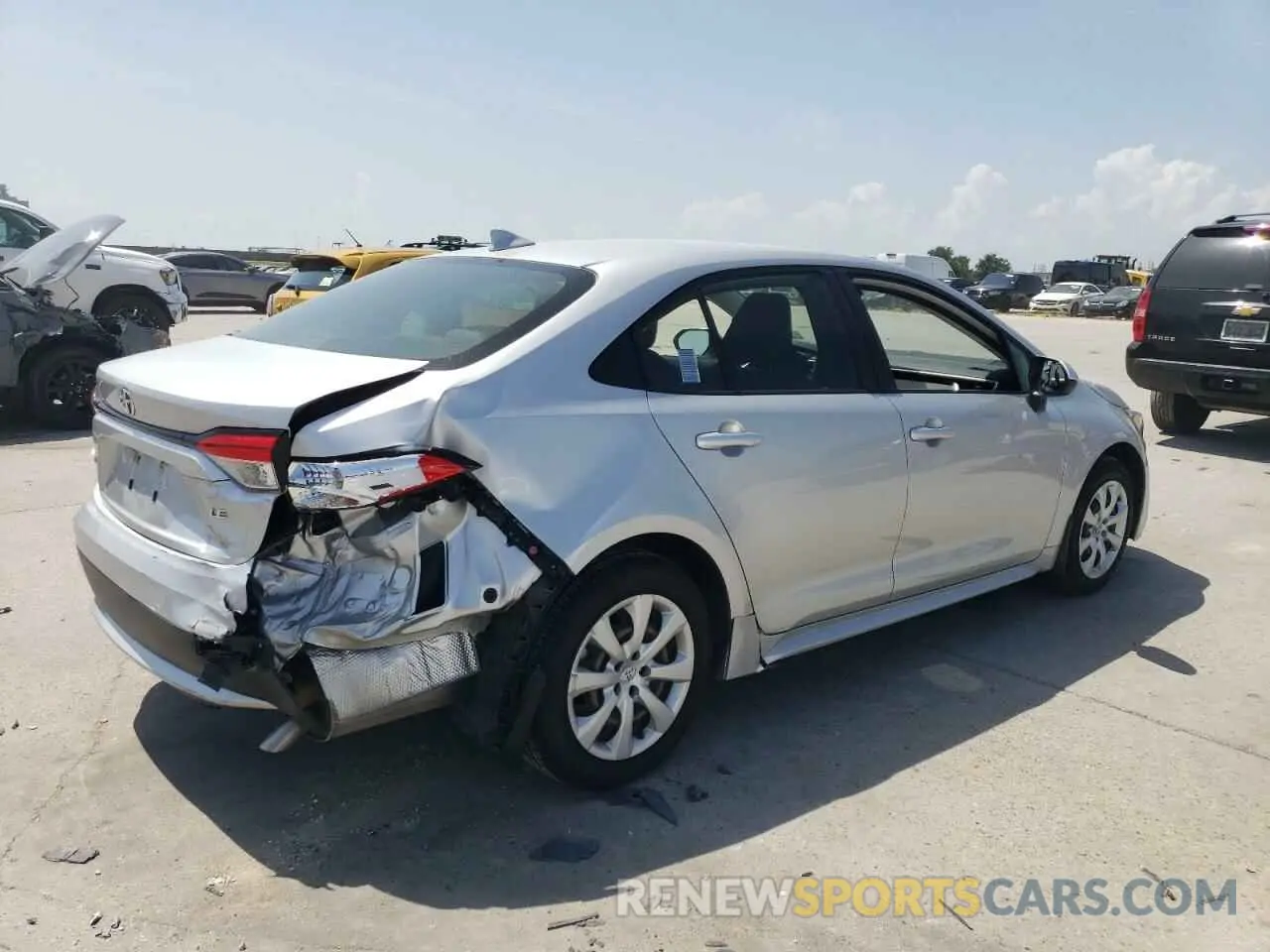 3 Фотография поврежденного автомобиля JTDEPMAE4MJ158022 TOYOTA COROLLA 2021