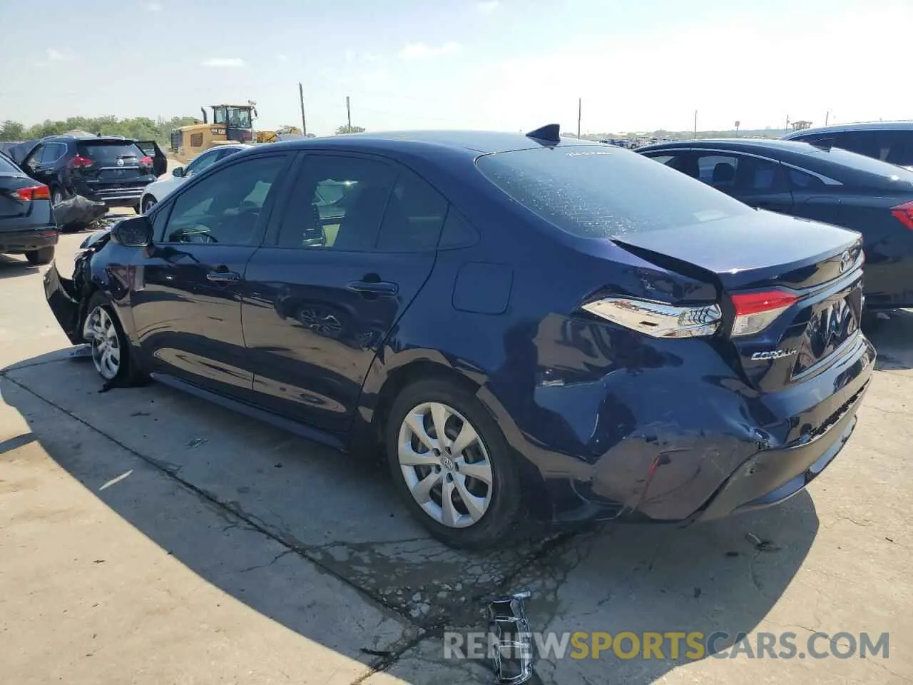 2 Photograph of a damaged car JTDEPMAE4MJ158523 TOYOTA COROLLA 2021