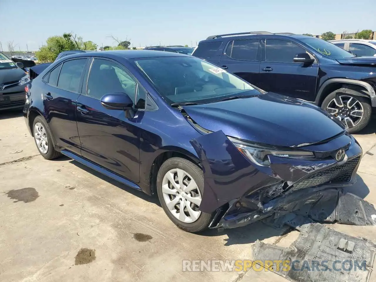 4 Photograph of a damaged car JTDEPMAE4MJ158523 TOYOTA COROLLA 2021