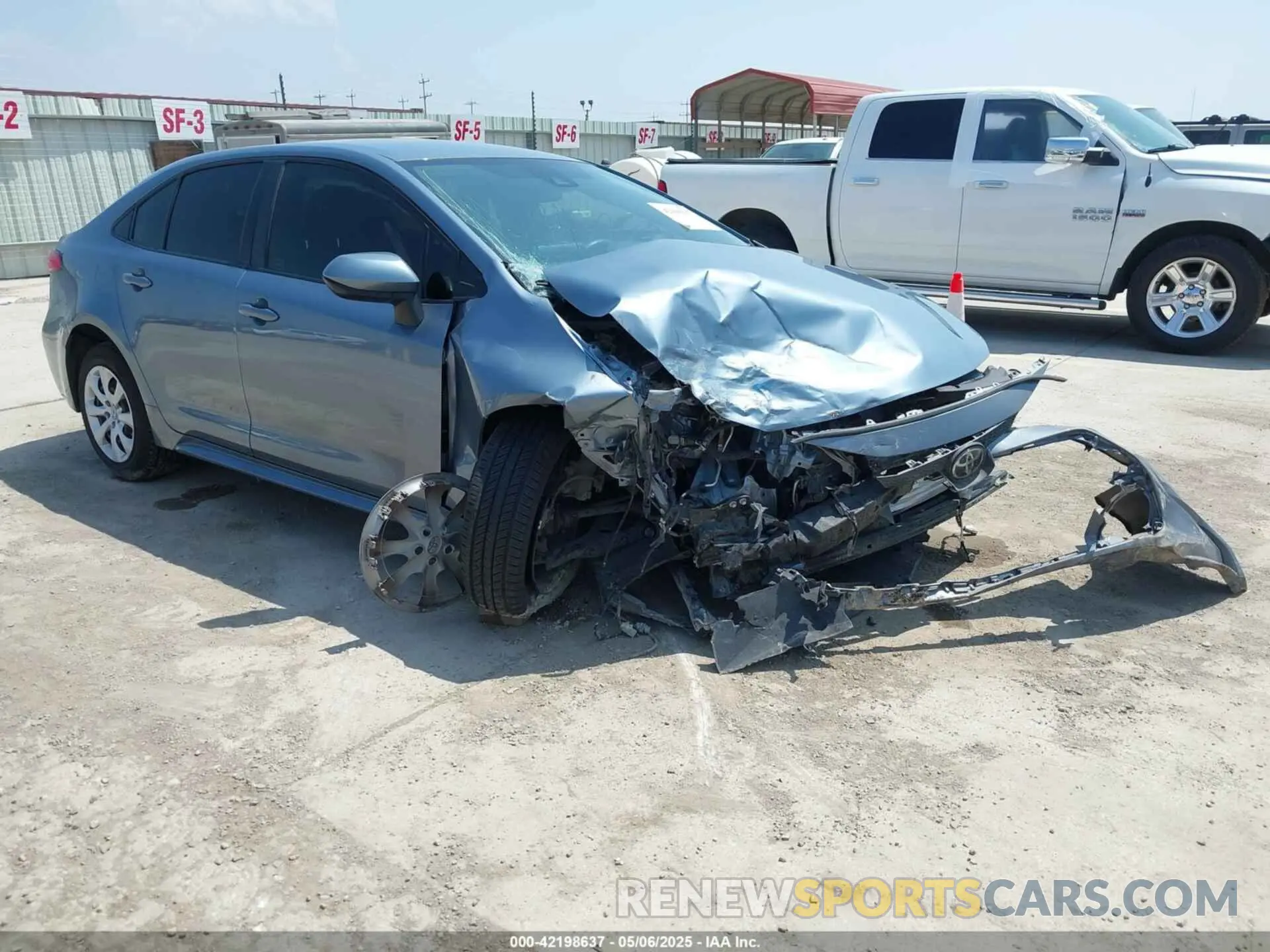 1 Фотография поврежденного автомобиля JTDEPMAE4MJ162622 TOYOTA COROLLA 2021