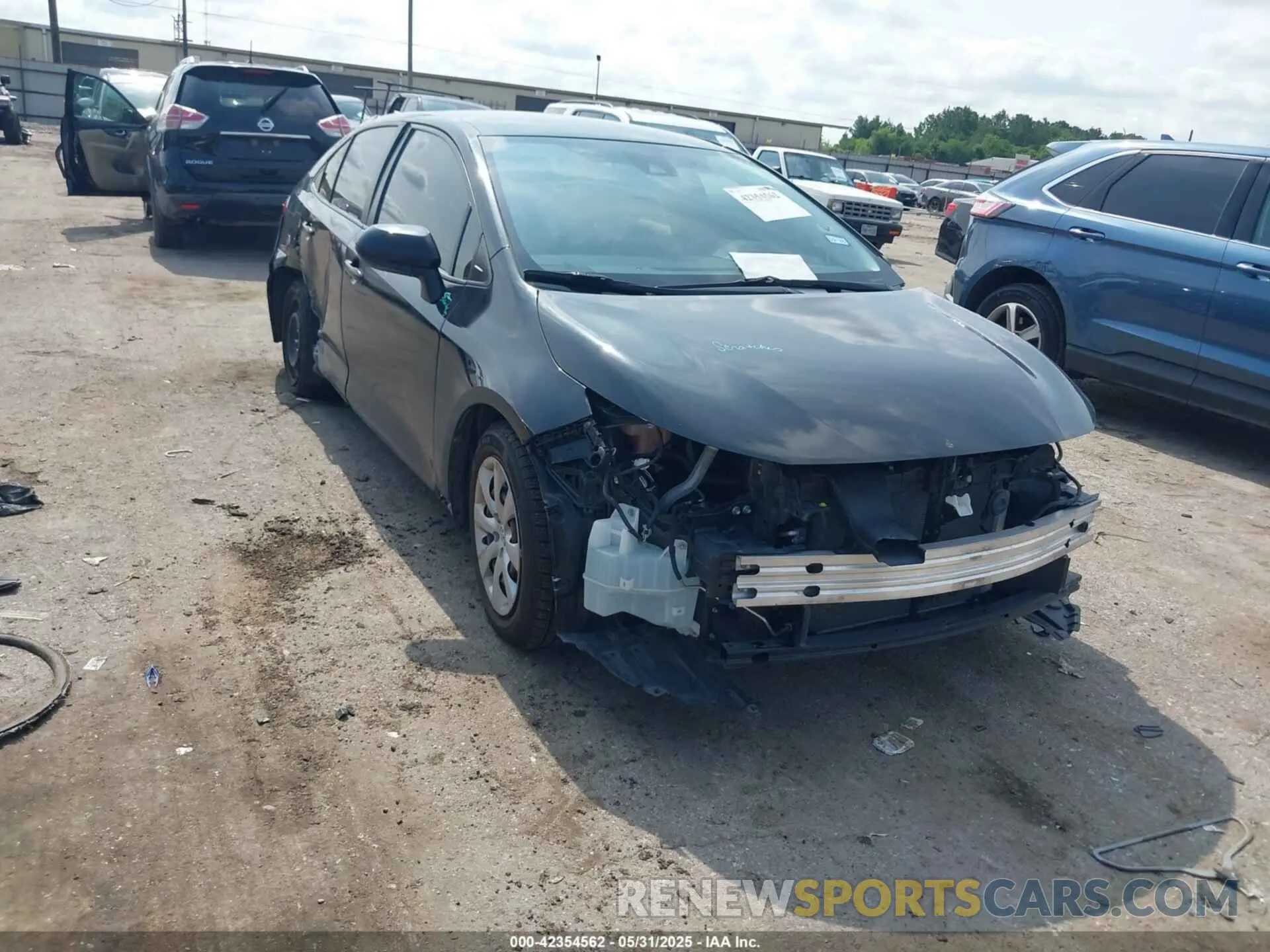 1 Photograph of a damaged car JTDEPMAE4MJ166315 TOYOTA COROLLA 2021