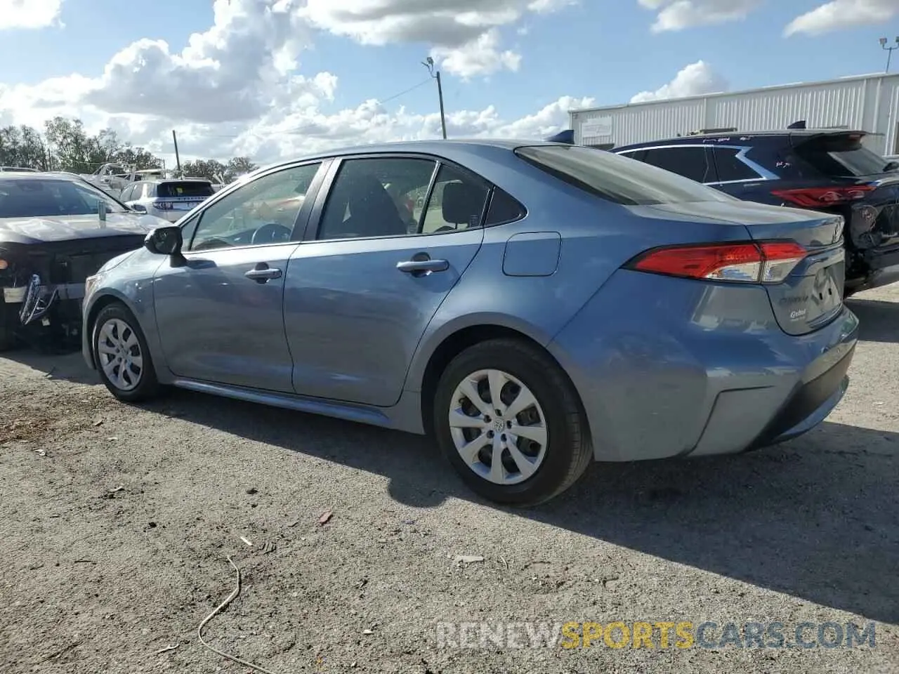 2 Photograph of a damaged car JTDEPMAE4MJ167559 TOYOTA COROLLA 2021