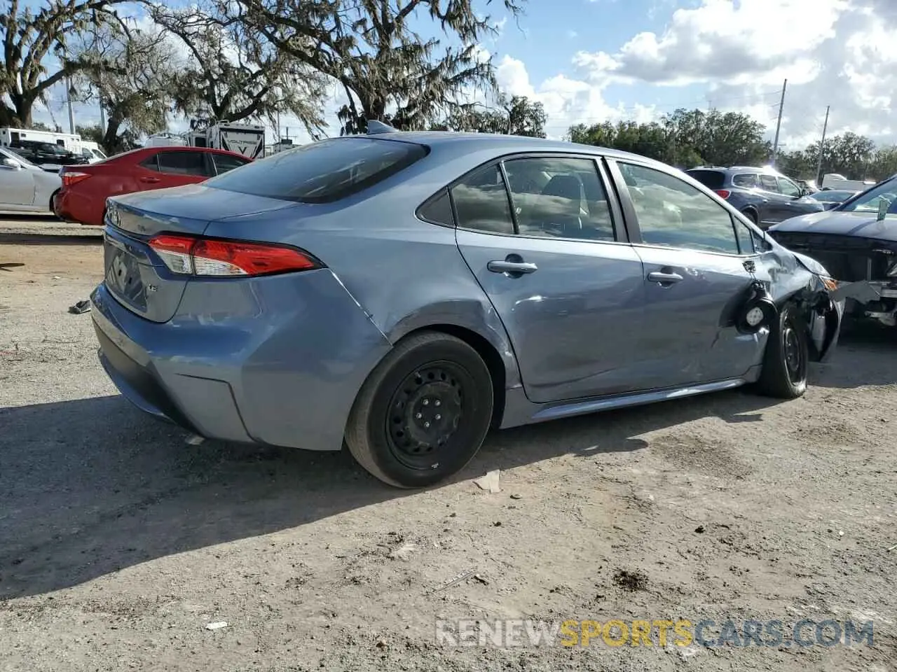 3 Photograph of a damaged car JTDEPMAE4MJ167559 TOYOTA COROLLA 2021
