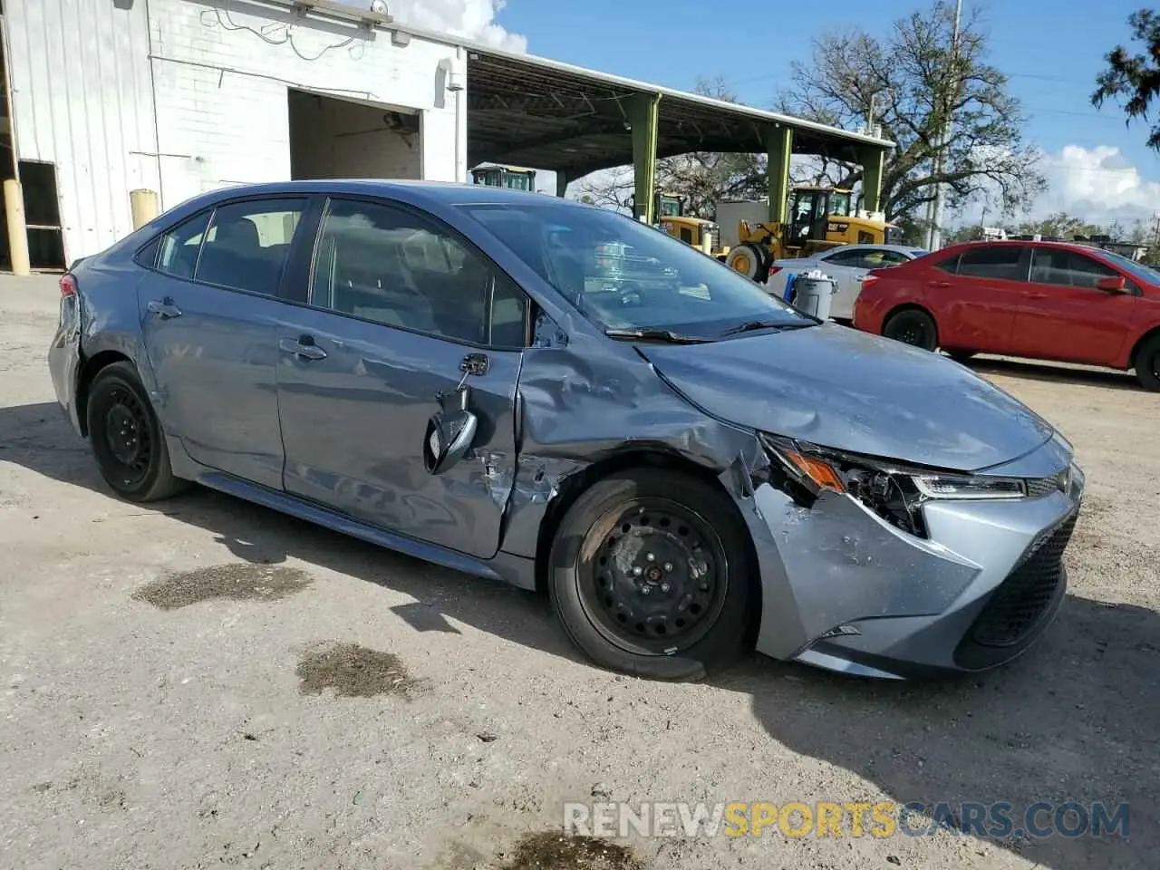 4 Photograph of a damaged car JTDEPMAE4MJ167559 TOYOTA COROLLA 2021