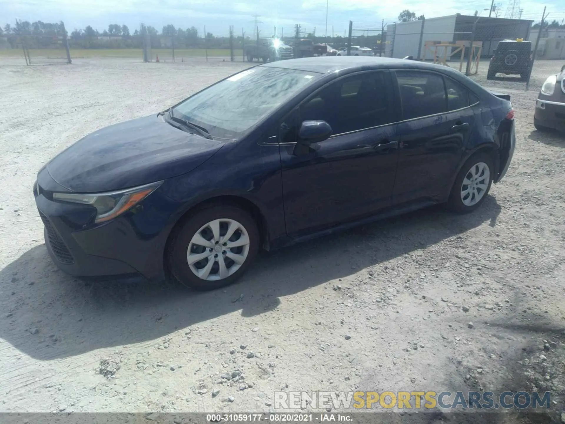 2 Photograph of a damaged car JTDEPMAE4MJ176813 TOYOTA COROLLA 2021