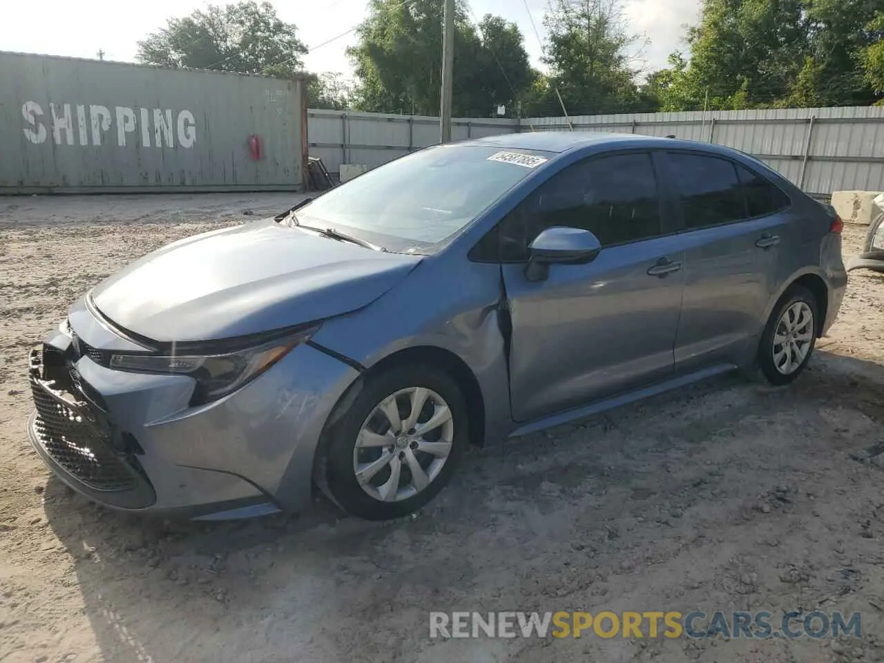 1 Photograph of a damaged car JTDEPMAE4MJ187018 TOYOTA COROLLA 2021