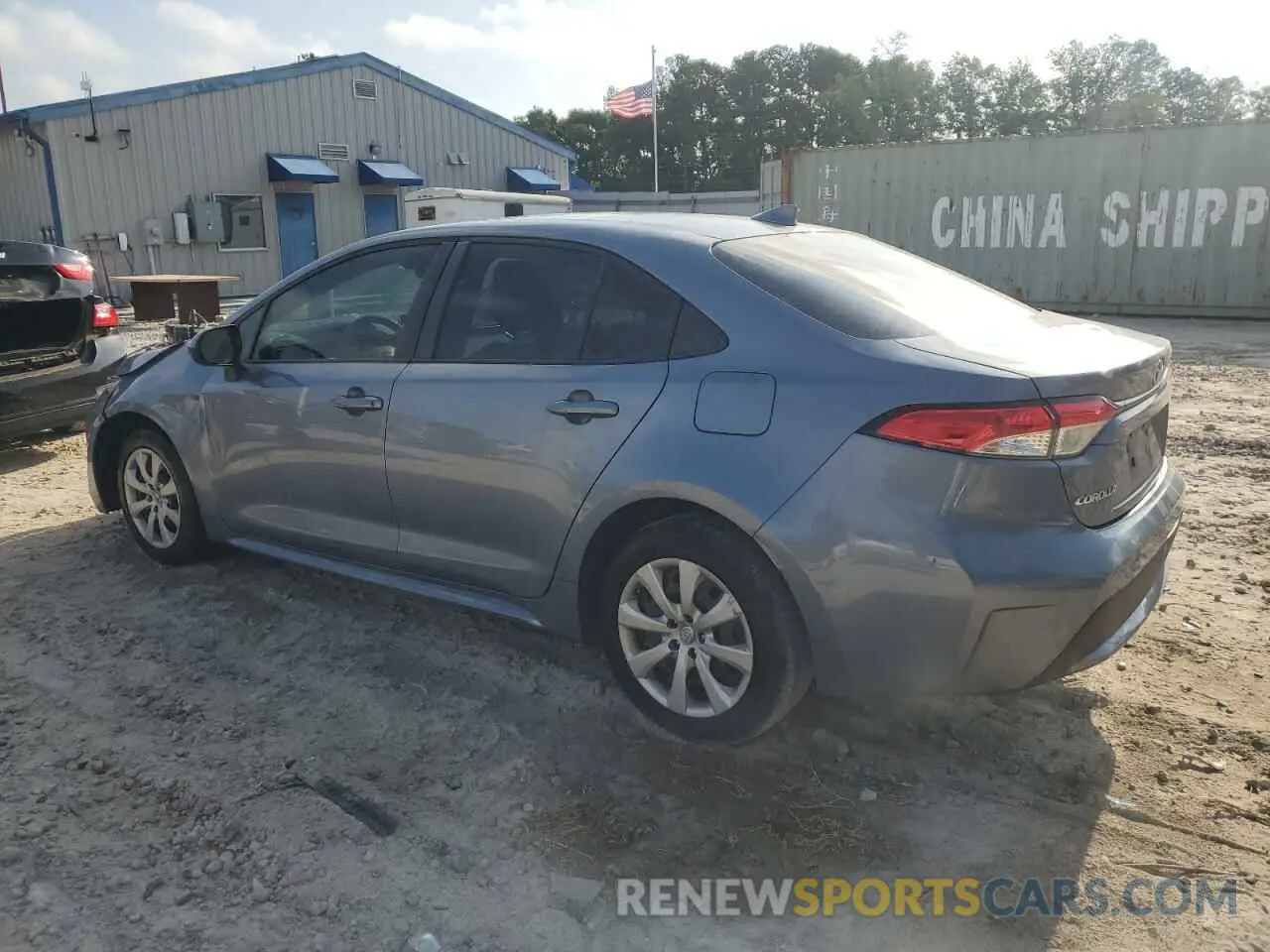 2 Photograph of a damaged car JTDEPMAE4MJ187018 TOYOTA COROLLA 2021