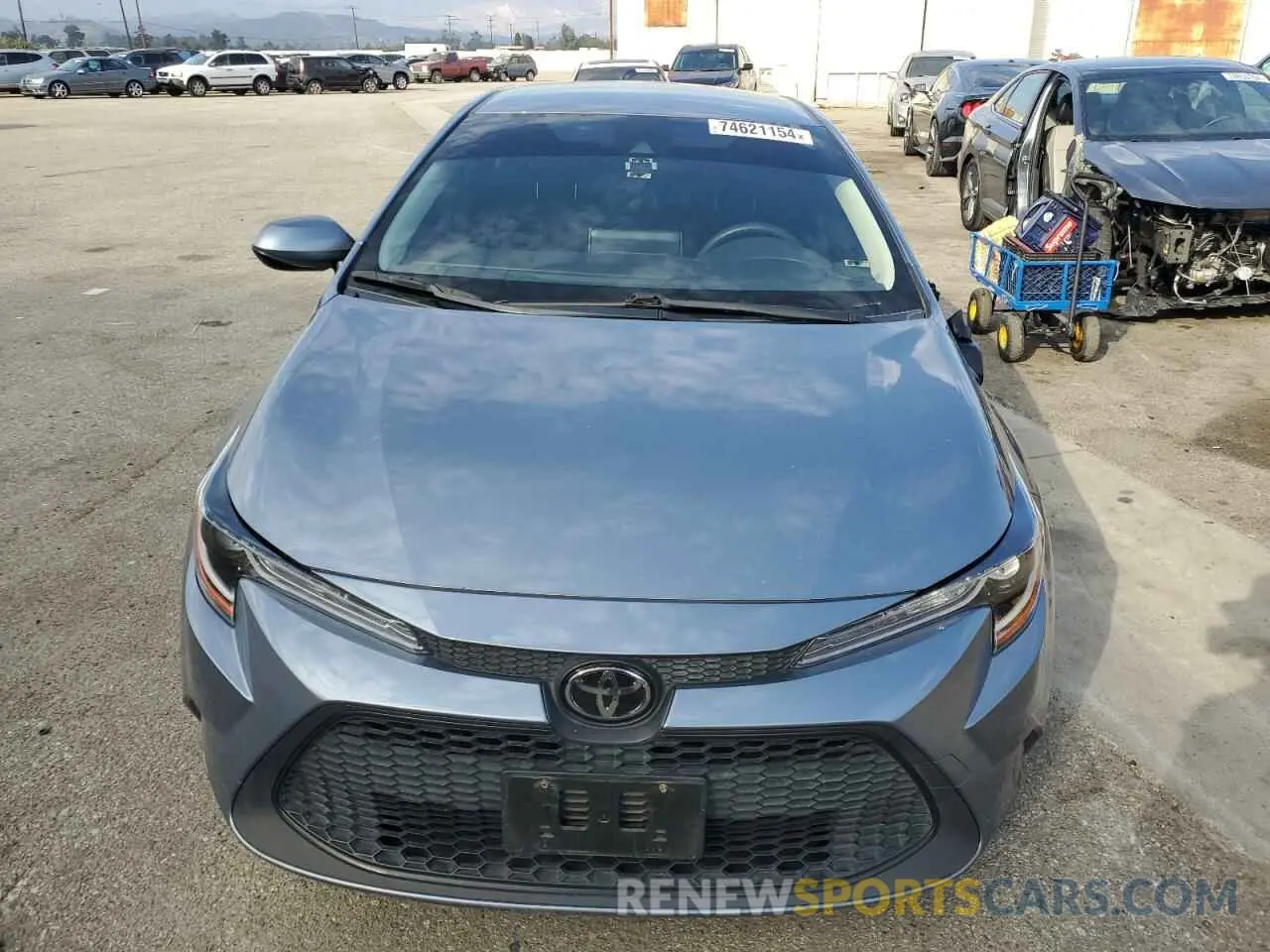 5 Фотография поврежденного автомобиля JTDEPMAE4MJ187195 TOYOTA COROLLA 2021