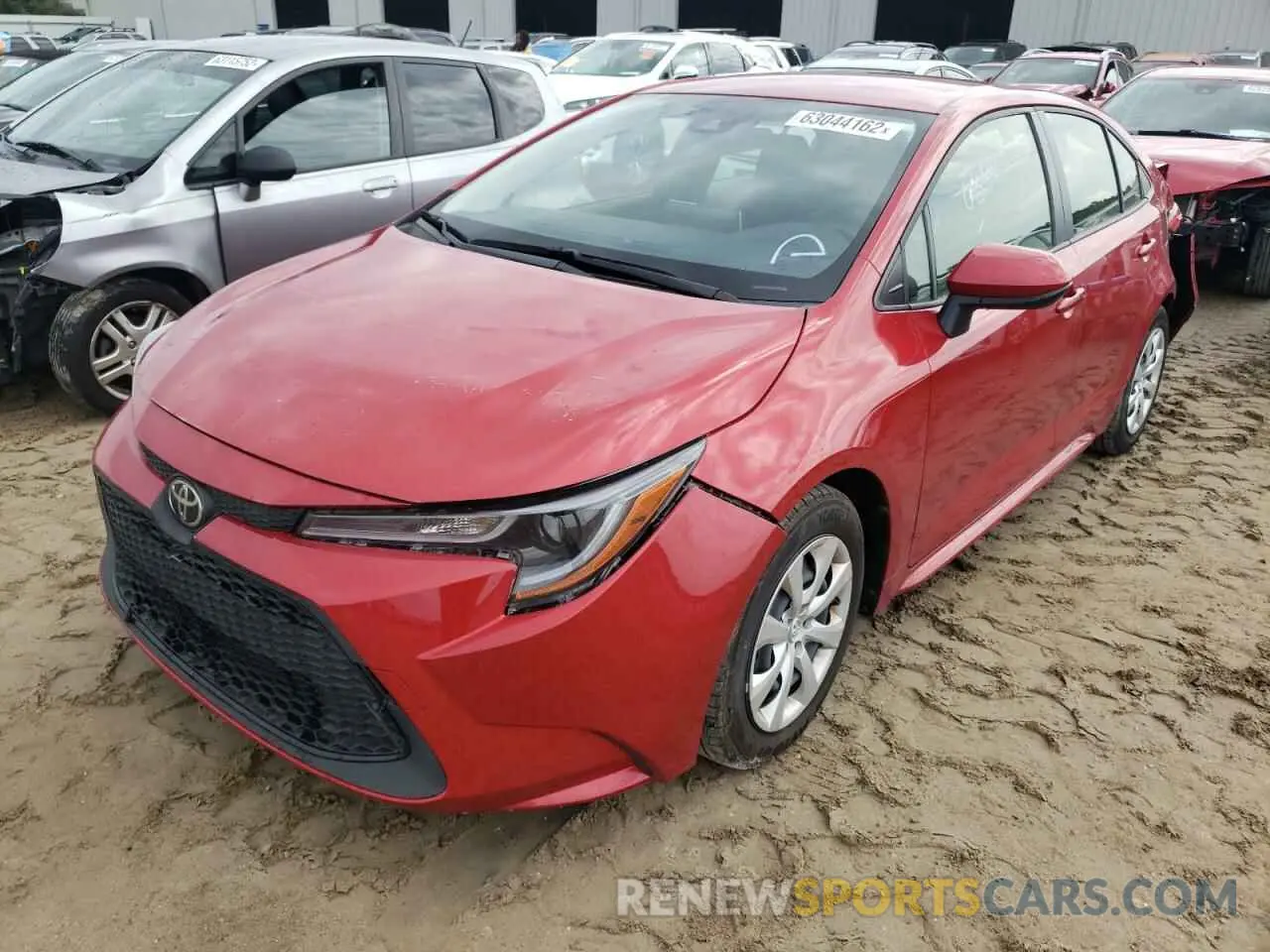 2 Photograph of a damaged car JTDEPMAE4MJ187942 TOYOTA COROLLA 2021