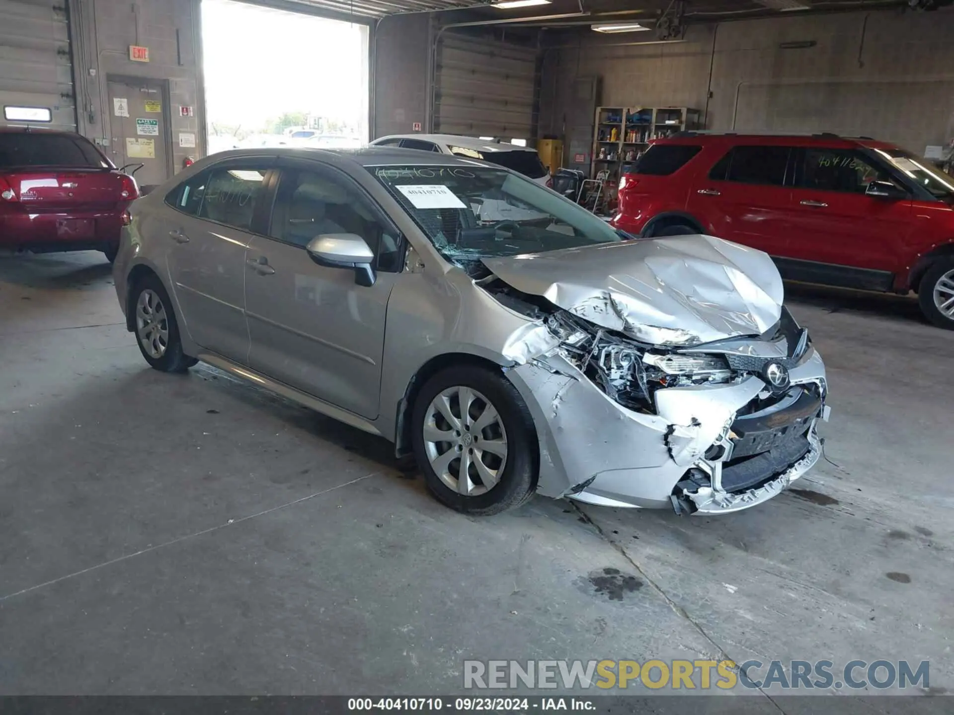 1 Photograph of a damaged car JTDEPMAE5MJ119746 TOYOTA COROLLA 2021
